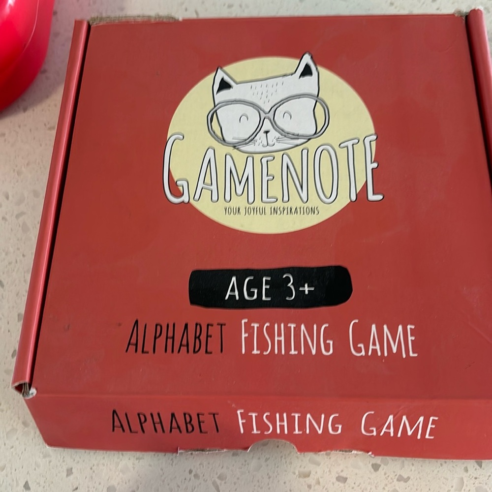 Alphabet fishing game
